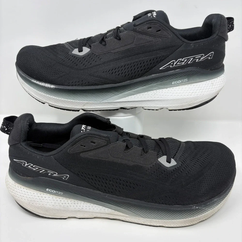 Altra FWD VIA 2 Mens Size 12 Black White Running Shoes (AL0A85SR010)